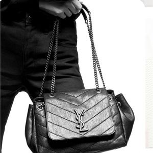 Yves Saint Laurent Nolita Leather Shoulder Bag Medium